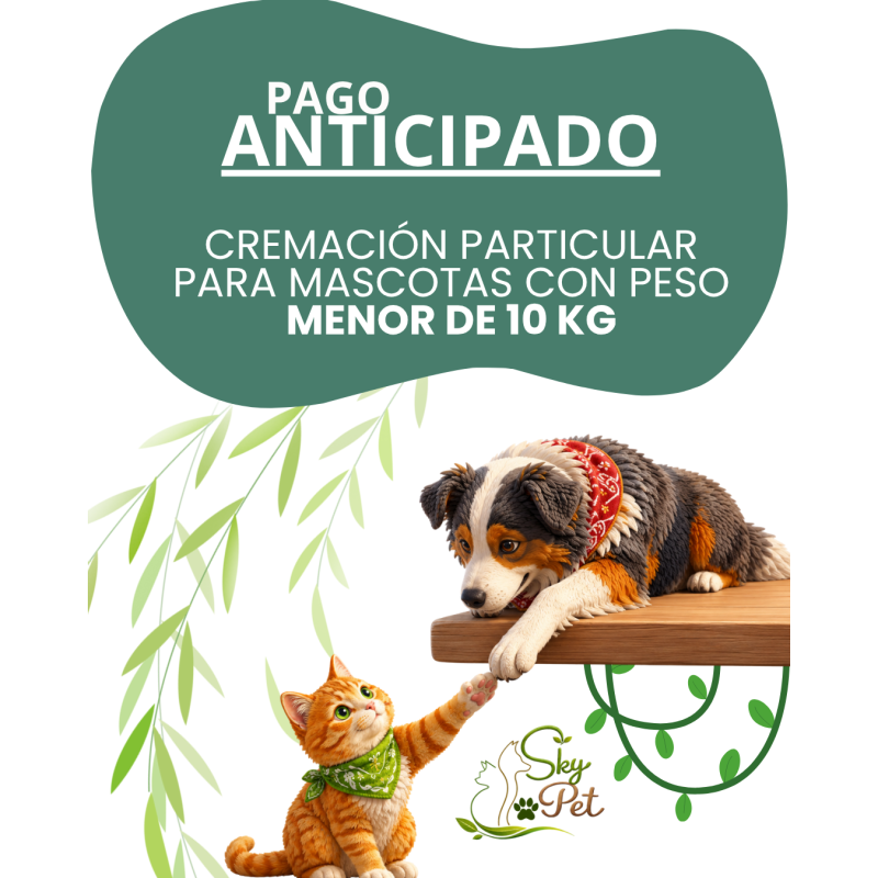 Cremación de Mascotas hasta 10 kg | Skypet