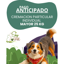 Anticipado- Cremacion Mascotas mayor 25kg